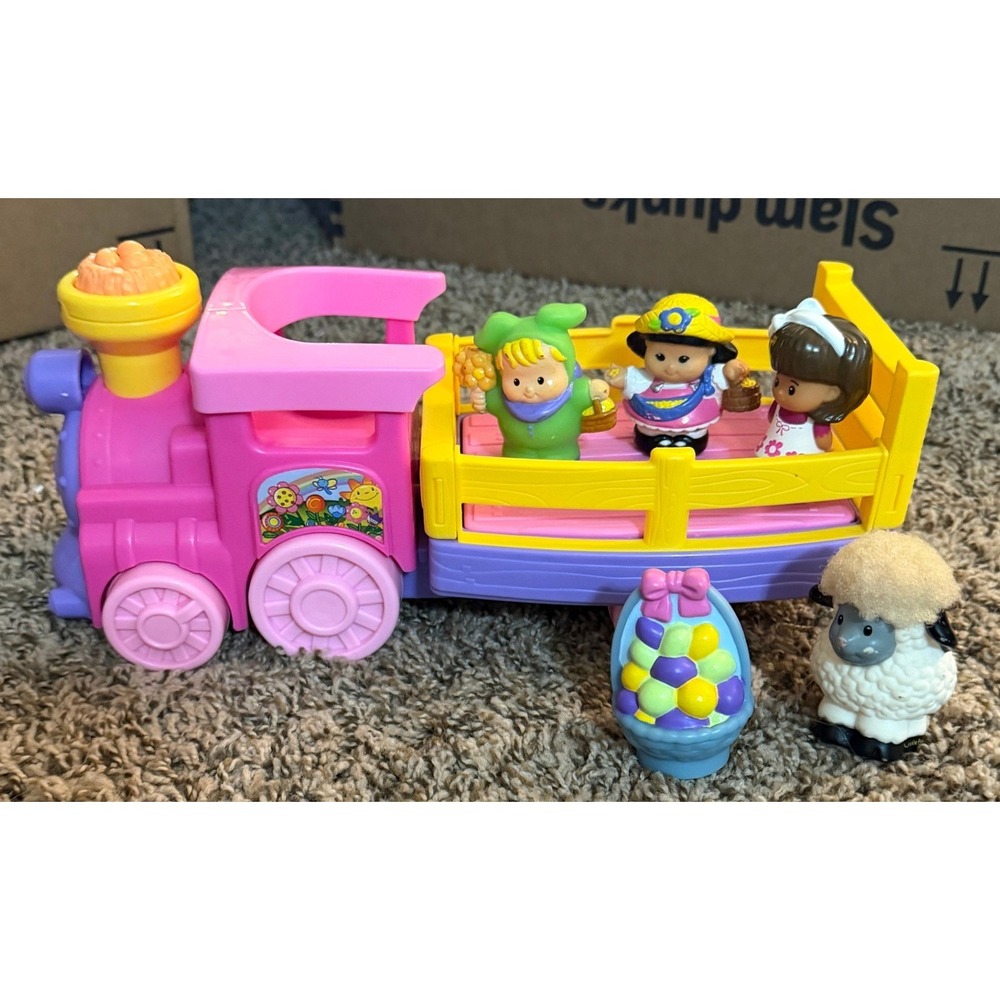 Fisher-Price Little People Musical Easter Train (Pink & Purple)